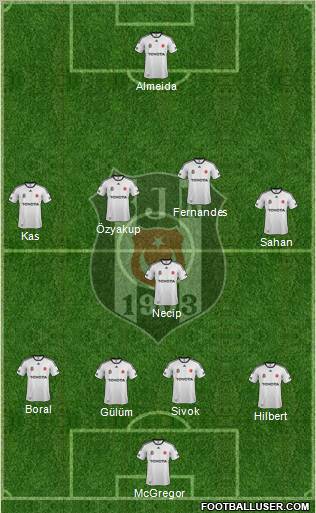 Besiktas JK Formation 2012