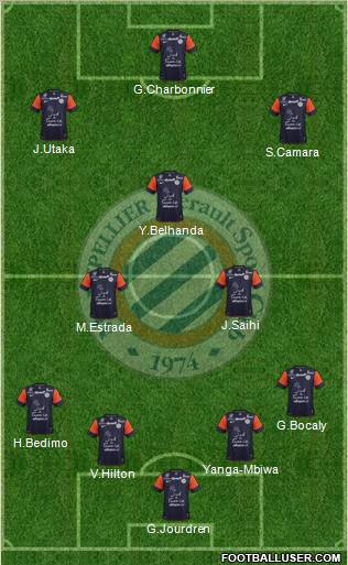 Montpellier Hérault Sport Club Formation 2012