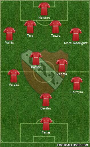 Independiente Formation 2012