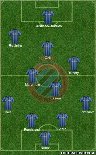 Club Brugge KV Formation 2012