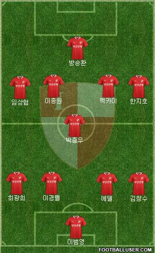 Busan I'PARK Formation 2012