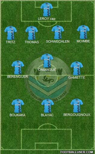 Tours Football Club Formation 2012