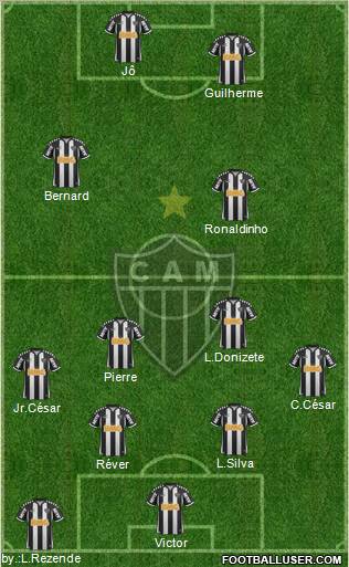 C Atlético Mineiro football formation