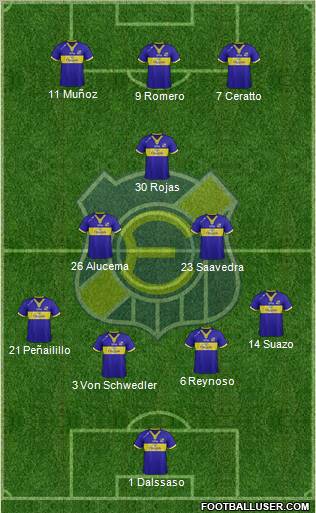 CD Everton de Viña del Mar S.A.D.P. Formation 2012