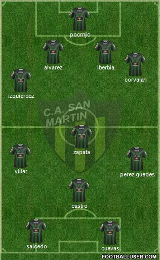 San Martín de San Juan Formation 2012