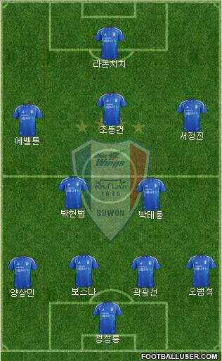 Suwon Samsung Blue Wings Formation 2012