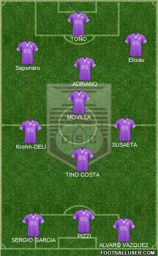 Defensor Sporting Club Formation 2012