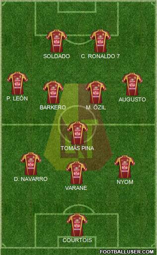 CC Deportes Tolima Formation 2012