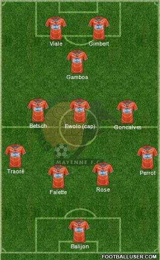 Stade Lavallois Mayenne FC Formation 2012