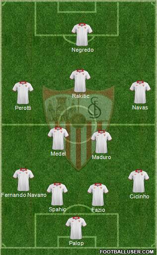 Sevilla F.C., S.A.D. Formation 2012