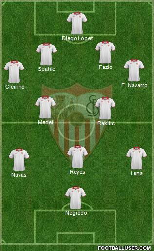 Sevilla F.C., S.A.D. Formation 2012