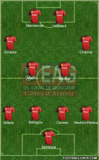 En Avant de Guingamp Formation 2012