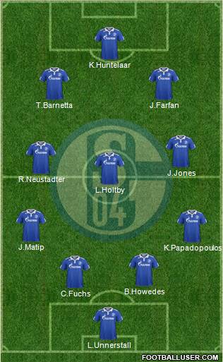 FC Schalke 04 Formation 2012