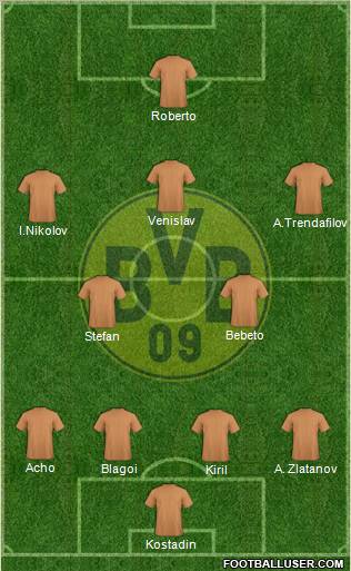 Borussia Dortmund Formation 2012