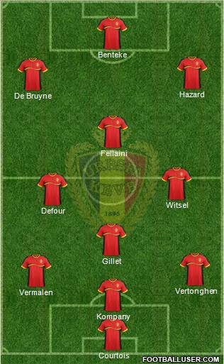 Belgium Formation 2012
