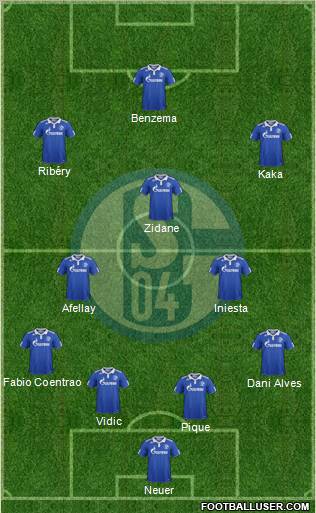 FC Schalke 04 Formation 2012