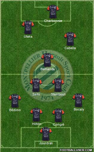 Montpellier Hérault Sport Club Formation 2012