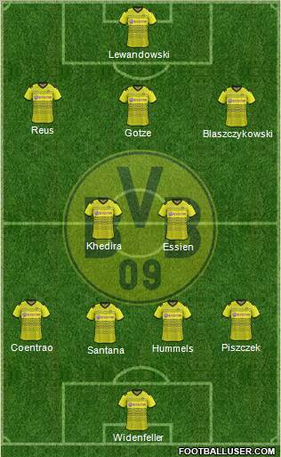 Borussia Dortmund Formation 2012