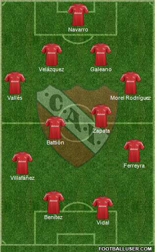 Independiente Formation 2012
