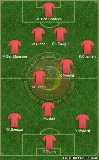 Espérance Sportive de Tunis football formation