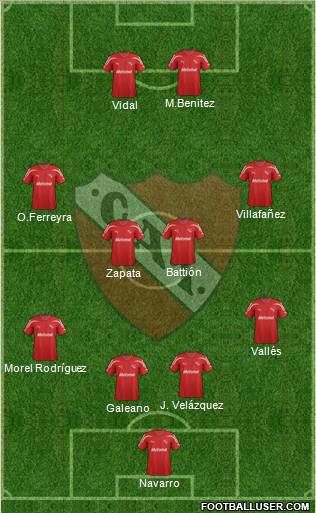 Independiente Formation 2012