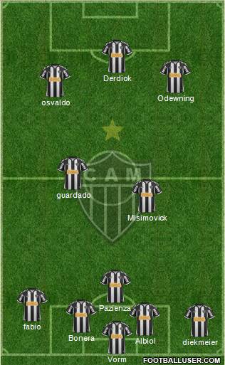 C Atlético Mineiro Formation 2012