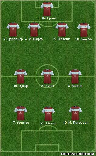 Burnley Formation 2012