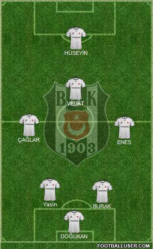 Besiktas JK Formation 2012