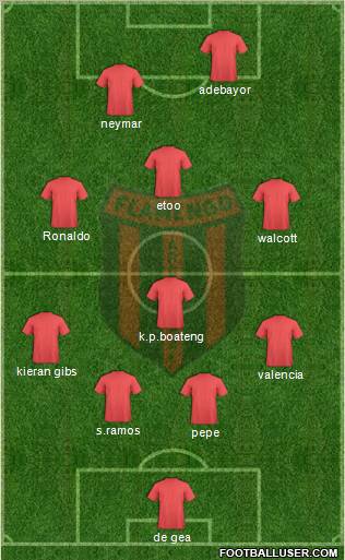 Flamengo EC de Arcoverde Formation 2012