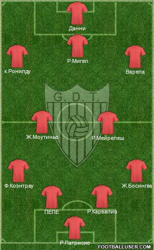 Grupo Desportivo Tourizense Formation 2012