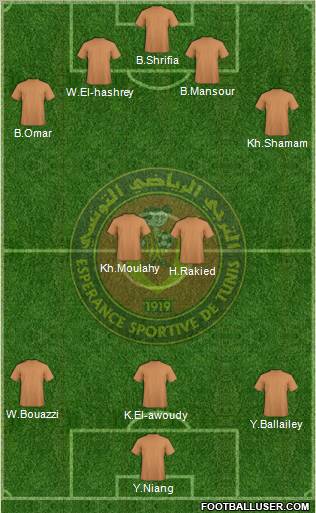 Espérance Sportive de Tunis football formation