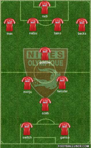 Nîmes Olympique Formation 2012
