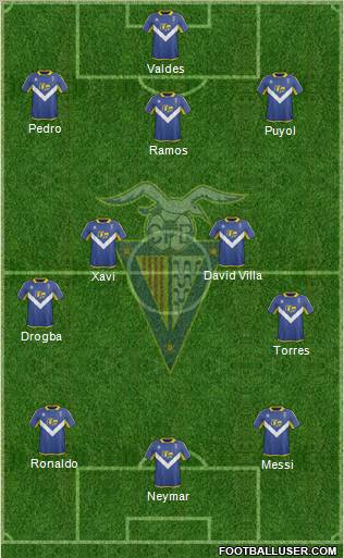 C.F. Badalona Formation 2012