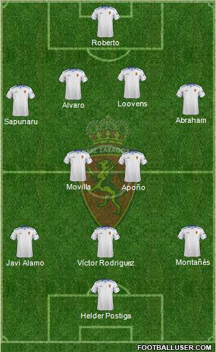 R. Zaragoza S.A.D. Formation 2012