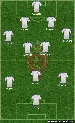 R. Zaragoza S.A.D. Formation 2012