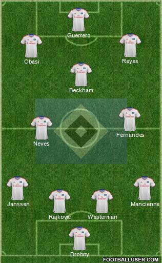 Hamburger SV Formation 2012