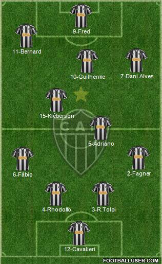 C Atlético Mineiro football formation