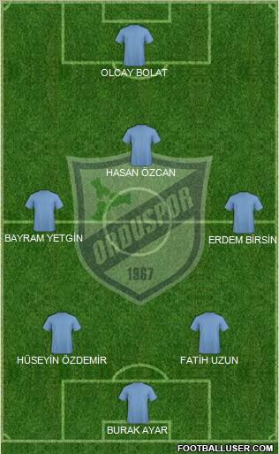Orduspor Formation 2012