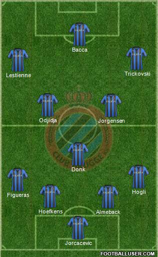 Club Brugge KV Formation 2012