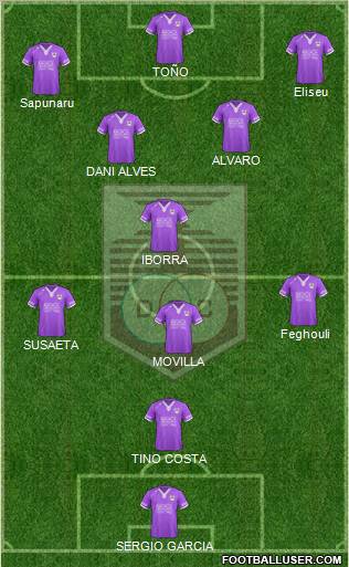 Defensor Sporting Club Formation 2012