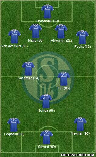 FC Schalke 04 Formation 2012
