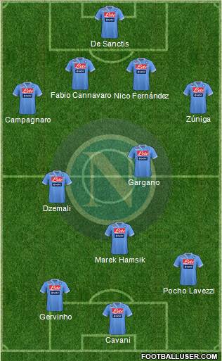 Napoli Formation 2012