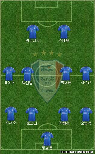 Suwon Samsung Blue Wings Formation 2012