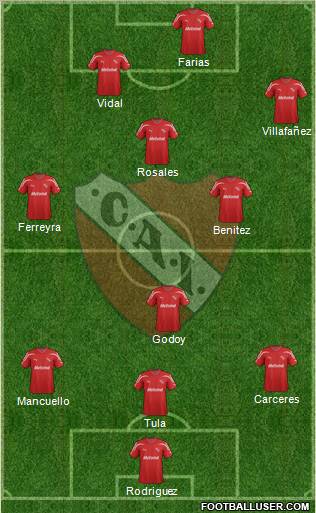 Independiente Formation 2012