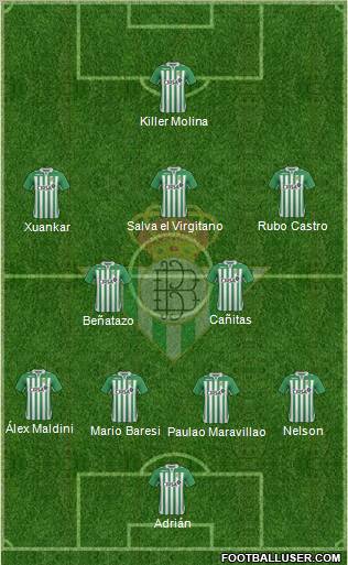 Real Betis B., S.A.D. Formation 2012