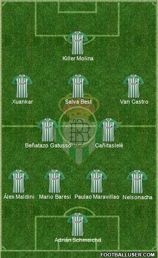 Real Betis B., S.A.D. Formation 2012