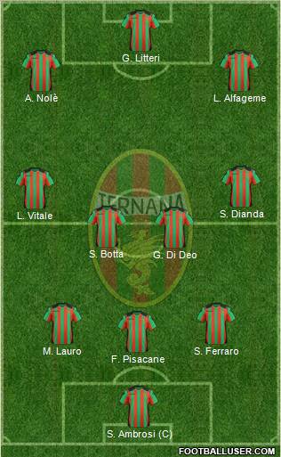 Ternana Formation 2012