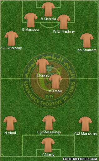 Espérance Sportive de Tunis football formation