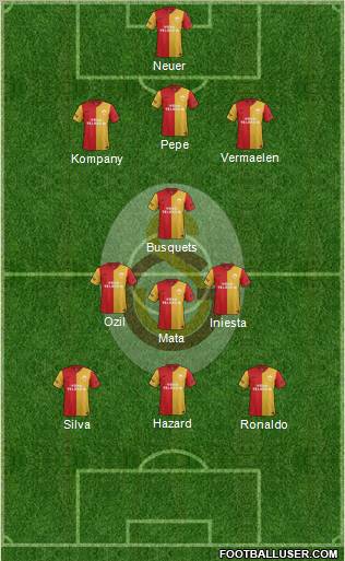 Galatasaray SK Formation 2012