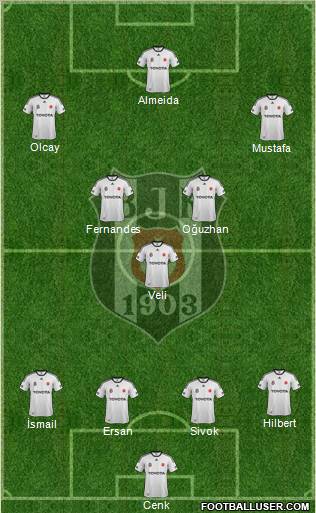 Besiktas JK Formation 2012